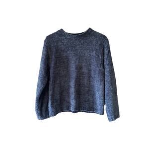Northern Reflections Small Blue Sweater- 94% Acrylic/6% Lurex